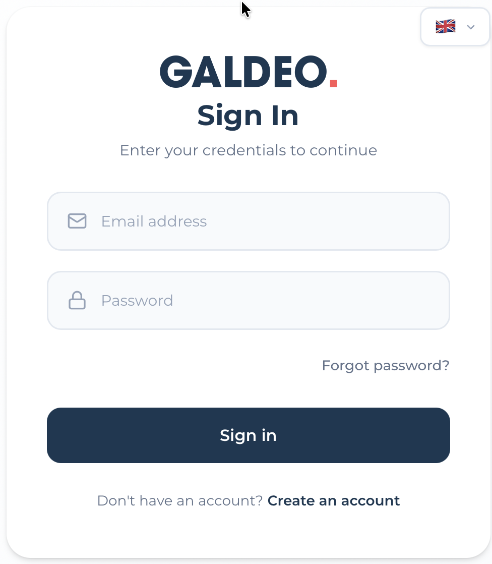 Page de connexion
